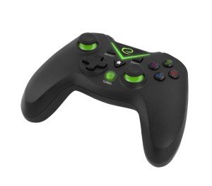 Gamepad bezprzewodowy Esperanza EGG112K (PC, PS3, Xbox One; kolor czarny, kolor zielony)