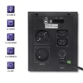 Zasilacz awaryjny UPS Qoltec Monolith LCD 1200VA 720W - 808920