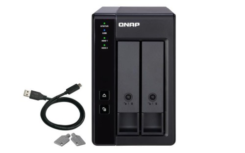 Moduł rozszerzający 2-wnękowy QNAP TR-002 - 767583