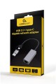 Adapter USB-C + USB 3.1 (M) do RJ-45 (F) Gembird - 1662237