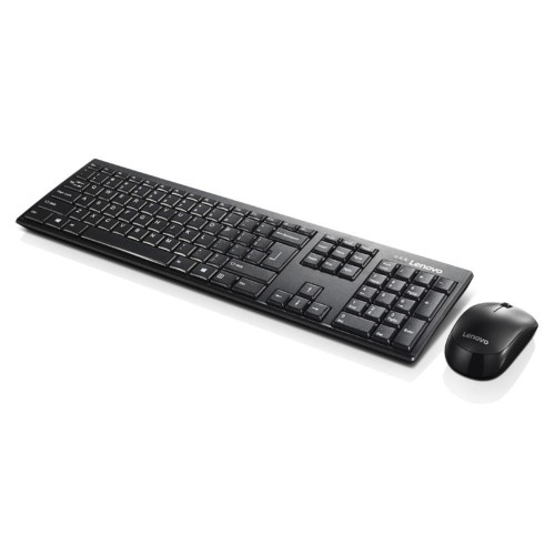 Zestaw bezprzewodowy klawiatura i mysz Lenovo 100 (czarny) - 1781718
