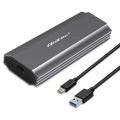 Obudowa/kieszeń Qoltec NV2271 na dysk M.2 SSD | SATA | NVMe | USB-C | 2TB - 1849021