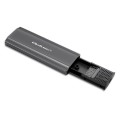 Obudowa/kieszeń Qoltec NV2271 na dysk M.2 SSD | SATA | NVMe | USB-C | 2TB - 1849030