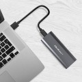 Obudowa/kieszeń Qoltec NV2271 na dysk M.2 SSD | SATA | NVMe | USB-C | 2TB - 1849031