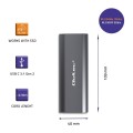 Obudowa/kieszeń Qoltec NV2271 na dysk M.2 SSD | SATA | NVMe | USB-C | 2TB - 1849023