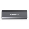 Obudowa/kieszeń Qoltec NV2271 na dysk M.2 SSD | SATA | NVMe | USB-C | 2TB - 1849027