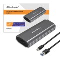 Obudowa/kieszeń Qoltec NV2271 na dysk M.2 SSD | SATA | NVMe | USB-C | 2TB - 1849026
