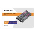 Obudowa/kieszeń Qoltec na dysk M.2 SSD | SATA | NVMe | RGB LED | USB-C | 4TB - 1849042
