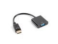 Kabel adapter Lanberg AD-0002-BK Displayport 1.1(M) -> VGA 15 Pin (F) czarny - 738250
