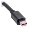 Kabel adapter Lanberg AD-0006-BK mini Displayport (M) -> VGA (F) czarny - 1849661