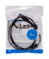 Kabel USB 2.0 Lanberg AM-BM Ferryt 1m czarny - 1849701