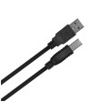 Kabel USB 2.0 Lanberg AM-BM Ferryt 1m czarny - 1817390