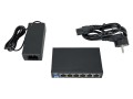 AVIZIO SWITCH NIEZARZĄDZALNY 4 PORTY RJ45 POE 1GB/S + 2 PORTY RJ45 UPLINK 1GB/S (BUDŻET MOCY 60W) - 1849794