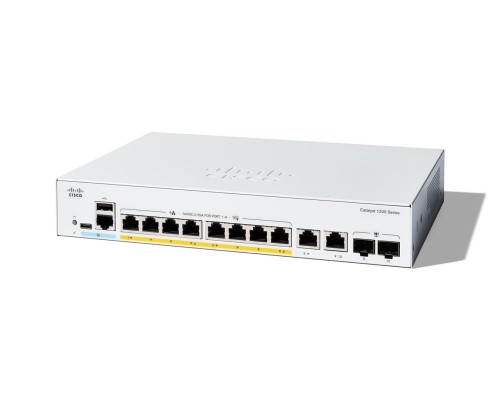 Switch Cisco Catalyst 1200 8p GE PoEExt PS 2x1G Combo - 1817405
