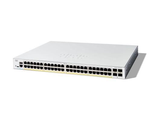 Switch Cisco Catalyst 1300 48p GE Full PoE 4x1G SFP - 1817416