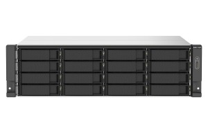 Qnap TS-1673AU-RP-16G, 3U, 16 x 2.5"/3.5" SATA, AMD Ryzen V1500B 4C/8T, 16GB DDR4 (max. 64GB), 2 x 2.5GbE, optional 10GbE, 550W Redundant PSU