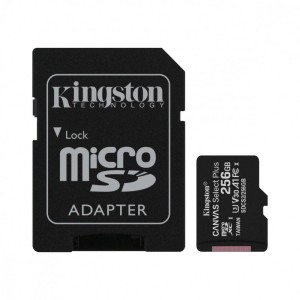 Karta pamięci Kingston microSD Canvas Select Plus 256GB Class 10 UHS-I U3 V30