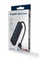 GEMBIRD HUB USB 3.1 (GEN 1) 4-PORTOWY, CZARNY - 1852361