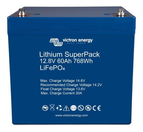 Akumulator Victron Energy LiFePO4 Superpack 60Ah 12V BMS - 1854535