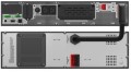 Zasilacz awaryjny UPS Ever Powerline RT PLUS 6000 VA VFI 2xC13 Sin USB RS rack/tower - 941456