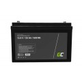 GREEN CELL battery Lithium-iron-phosphate LiFePO4 12V 12.8V 125Ah - 1854557