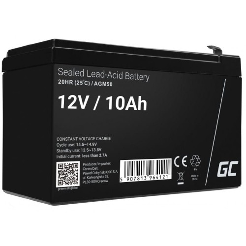 GREEN CELL Battery AGM 12V 10Ah - 1854568