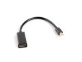 Kabel adapter Lanberg AD-0005-BK mini Displayport (M) -> HDMI (F) czarny - 738253