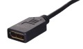 Kabel adapter Lanberg AD-0003-BK mini Displayport (M) -> Displayport (F) czarny - 1855442