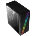 Obudowa Aerocool PGS STREAK A AEROPGSSTREAK-A-BKRG (ATX, Micro ATX, Mini ITX; kolor czarny) - 1856356