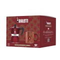 Bialetti - Deco Glamour - Moka Express 3tz Czerwona + Kubek - 1857645