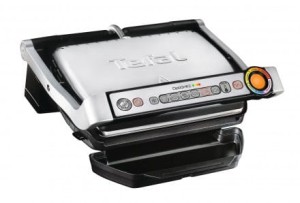 Grill Tefal OptiGrill GC712D34 (stołowy-zamknięty; 2000W; kolor inox)
