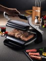 Grill Tefal OptiGrill GC712D34 (stołowy-zamknięty; 2000W; kolor inox) - 705066