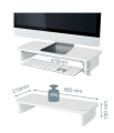 LEITZ Podstawka pod monitor Leitz Ergo, biała - 1858921