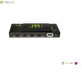 Przełącznik Techly HDMI 5/1 z pilotem, 4K2K 3D, czarny - 1380209