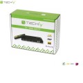 Przełącznik Techly HDMI 5/1 z pilotem, 4K2K 3D, czarny - 1380212