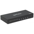 Rozdzielacz / Splitter AV HDMI 2.0 Manhattan 207805 1x4 4K*2K 60Hz UHD HRD - 1675249