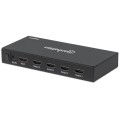 Rozdzielacz / Splitter AV HDMI 2.0 Manhattan 207805 1x4 4K*2K 60Hz UHD HRD - 1675250