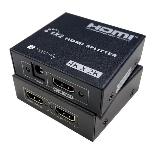 Rozdzielacz / Splitter Techly HDMI 1x2 4K*30Hz Aktywny - 1468282