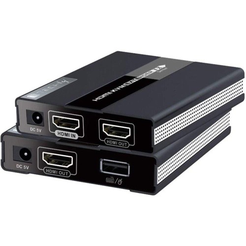 Extender KVM Techly HDMI/USB Cat.6 po skrętce do 60m - 1668665