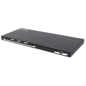 Przełącznik / splitter AV HDMI Manhattan 207751 4x4 Matrix UHD 4K 30Hz z pilotem IR