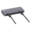Przełącznik KVM Techly USB-C 2x1 / DisplayPort 1.4 Video 8K - 1469395