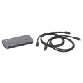 Przełącznik KVM Techly USB-C 2x1 / DisplayPort 1.4 Video 8K - 1469397