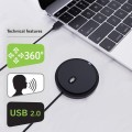 Mikrofon konferencyjny Techly dookólny 360° USB 2.0 z wyciszeniem - 1369815