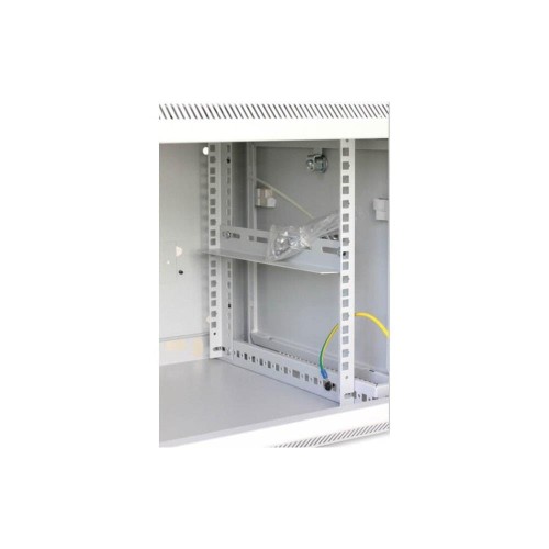 Szafa wisząca, zmontowana Intellinet 6U, 600x450, Rack 19", szklane drzwi, szara - 1397444