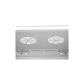 Szafa wisząca, zmontowana Intellinet 6U, 600x450, Rack 19", szklane drzwi, szara - 1397446