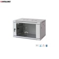 Szafa wisząca, zmontowana Intellinet 6U, 600x450, Rack 19", szklane drzwi, szara - 981647