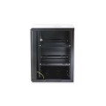 Szafa wisząca, zmontowana Intellinet 12U, 600x450, Rack 19", szklane drzwi, czarna - 1397463