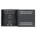 Szafa wisząca, zmontowana Intellinet 4U+2U, 540x550, Rack 19", niskoprofilowana, czarna - 1397556