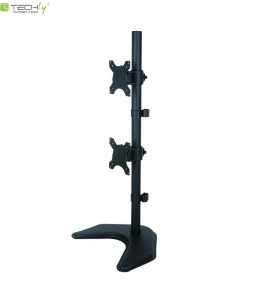 TECHLY PODSTAWA POD 2 MONITORY 13-27" LCD 10KG BIURKOWA PIONOWA