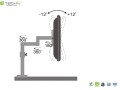 Uchwyt biurkowy Techly 13"-27", 6kg regulowany - 1366325